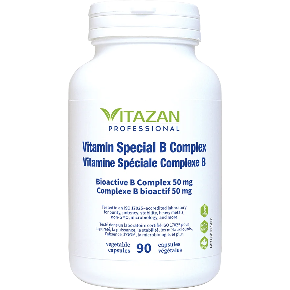 Vitazan    Vitamin Special B Complex (Bioactive B Complex 50 mg) 90 capsules