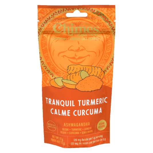 Chimes   Herbal Chews   Tranquil Turmeric Adaptogen Herbal Chew72G