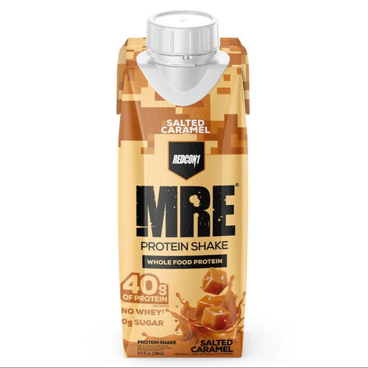 Redcon1    Redcon1 MRE RTD    Flavour: Salted Caramel 
Container Size: 500 mL    Pack of 12