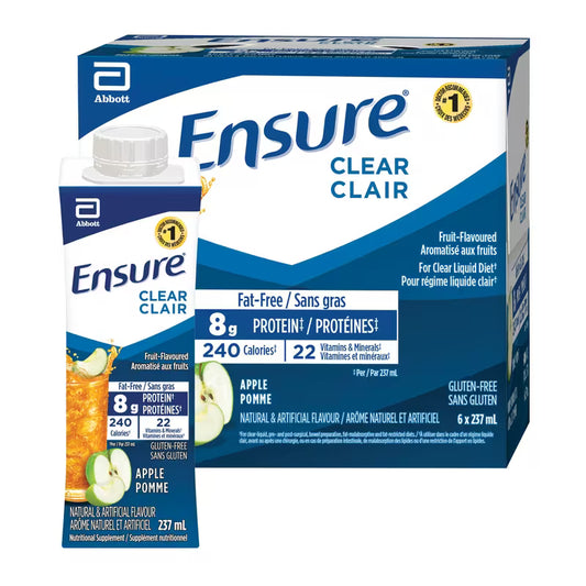 ENSURE CLEAR APPLE 6X237ML pack of 4
