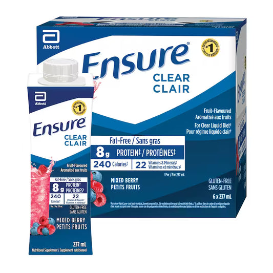 ENSURE CLEAR MIXED BERRY 6X237ML pack of 4