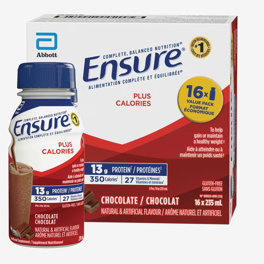 ENSURE PLUS CALORIES CHOCOLATE 6X235ML LIQUID pack of 4