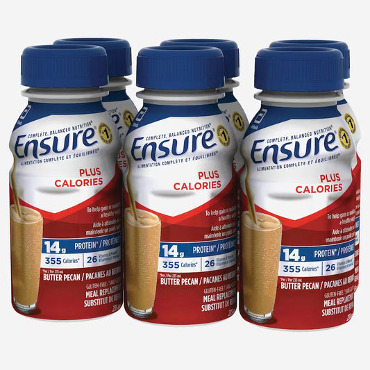 ENSURE PLUS CALORIES BUTTER PECAN 6X235ML pack of 4