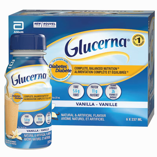 GLUCERNA LIQ VANILLA 6X237ML LIQUID pack of 4
