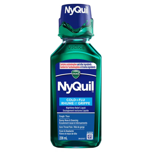VICKS NYQUIL COLD&FLU ORIGINAL 650MG/30ML 236ML LIQUID