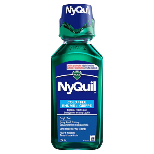 VICKS NYQUIL COLD&FLU ORIGINAL 650MG/30ML 354ML LIQUID