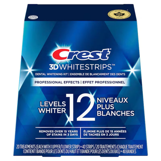 CREST 3D WHITE WHITESTRIPS PROFESSIONAL EFFECTS 20