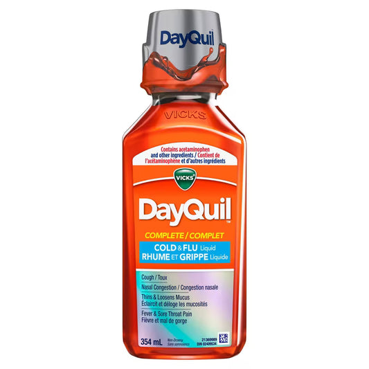 VICKS DAYQUIL COMP COLD&FLU ORIG 650MG/30ML 354ML LIQUID