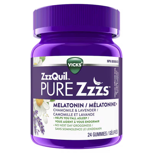 VICKS ZZZQUIL PURE ZZZS GUMMY 24 GUMMY