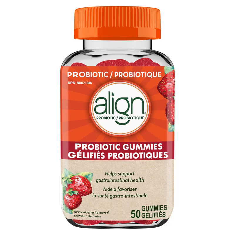 ALIGN PROBIOTIC STRAWBERRY GUMMY 50 GUMMY