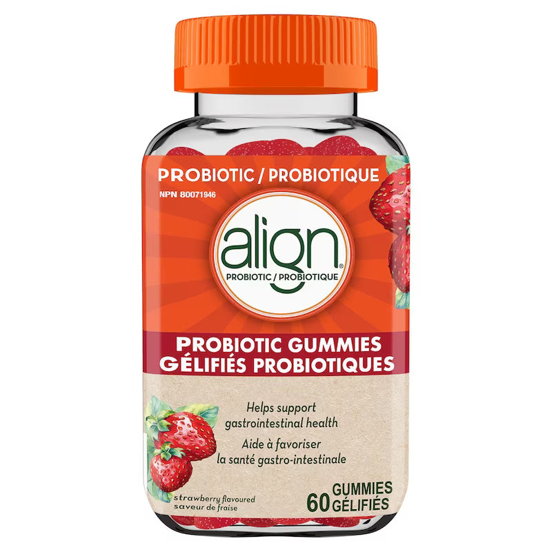 ALIGN PROBIOTIC STRAWBERRY GUMMY 60 GUMMY
