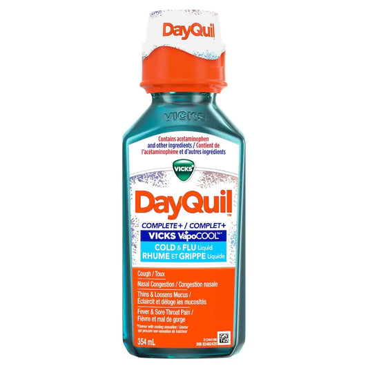 DAYQUIL CMPT VAPOCOOL COLD & FLU 650MG/30ML 354ML LIQUID