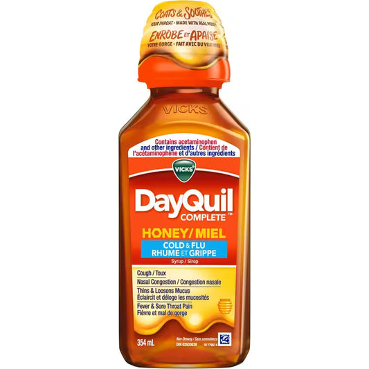 VICKS DAYQUIL COMPL SYRP COLD&COUGH HONEY 354ML SYRUP