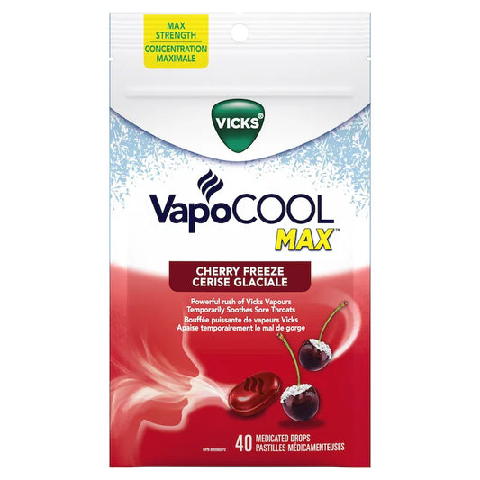 VICKS VAPOCOOL MAX CHERRY FREEZE 40 LOZENGE