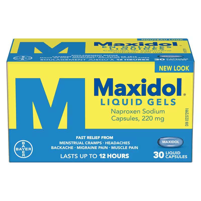 MAXIDOL LIQUID GELS 220MG 30 GEL