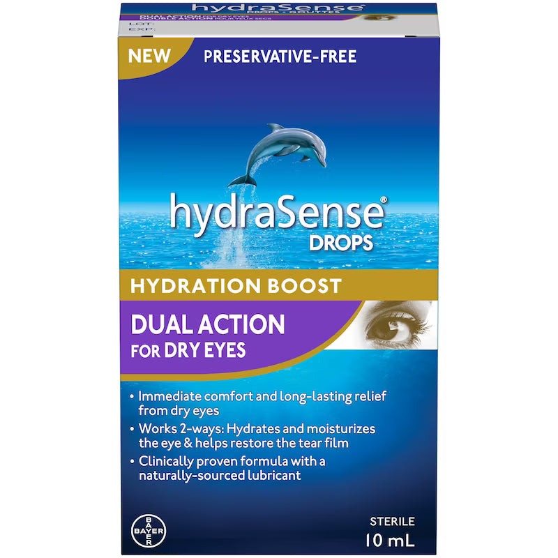 HYDRASENSE DUAL ACTION EYEDROPS 10ML