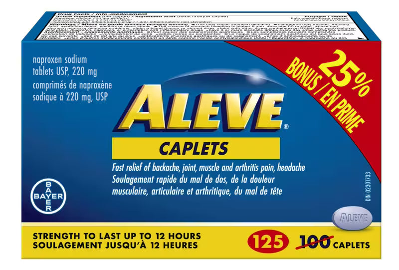 ALEVE CPLT 220MG 100+25 TABLET