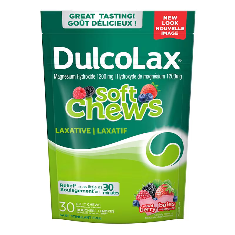 DULCOLAX TB SOFTCHEW 1200MG 30 TAB CHEW