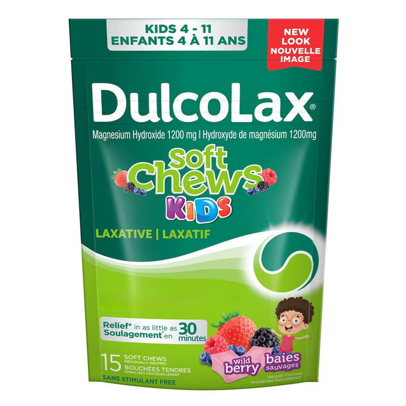 DULCOLAX TB SOFTCHEW WILD BERRIES 1200MG 15 TAB CHEW
