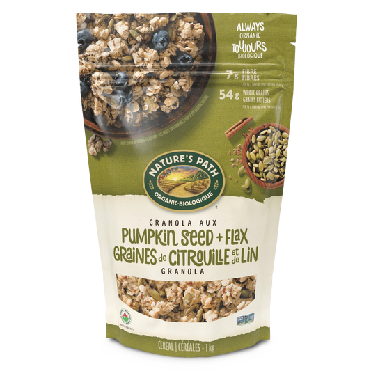 NATURE’S PATH  -  Granola, Pumpkin Seeds + Flax, Organic    11.35kg