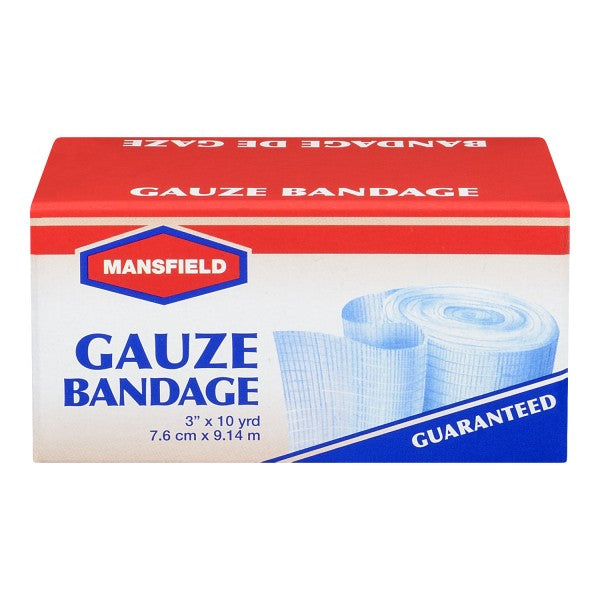 BANDAGE GAUZE 3"X10YD