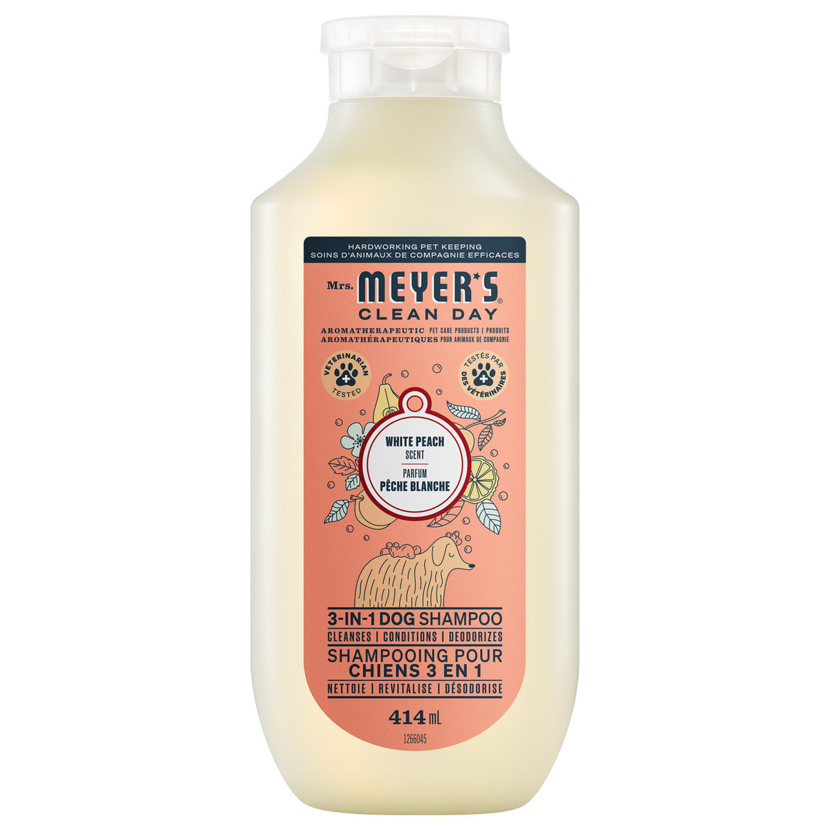 Mrs. Meyer's Clean Day - White Peach 3-in-1 Dog Shampoo - 414ml