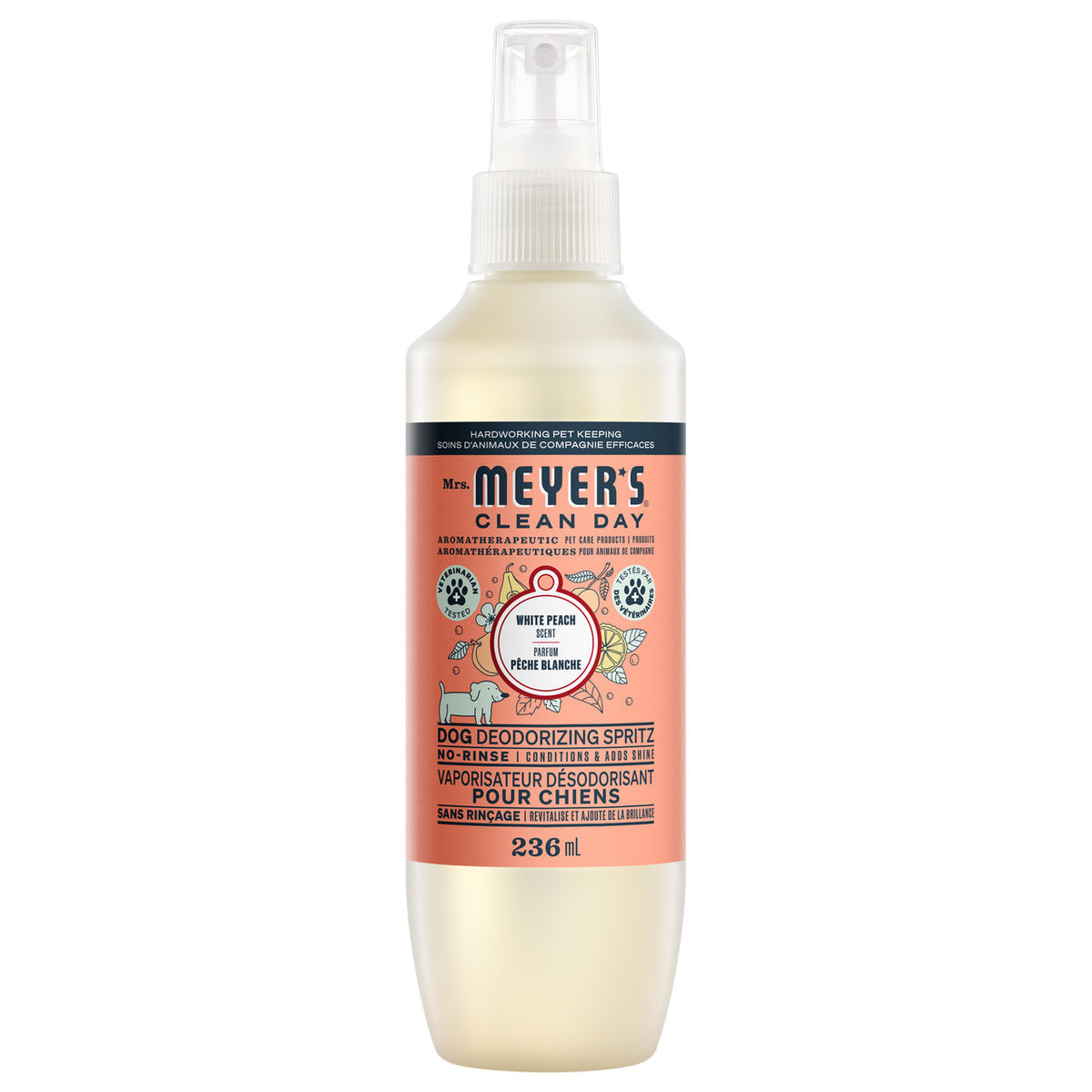 Mrs. Meyer's Clean Day - White Peach Dog Deodorizing Spritz - 236ml