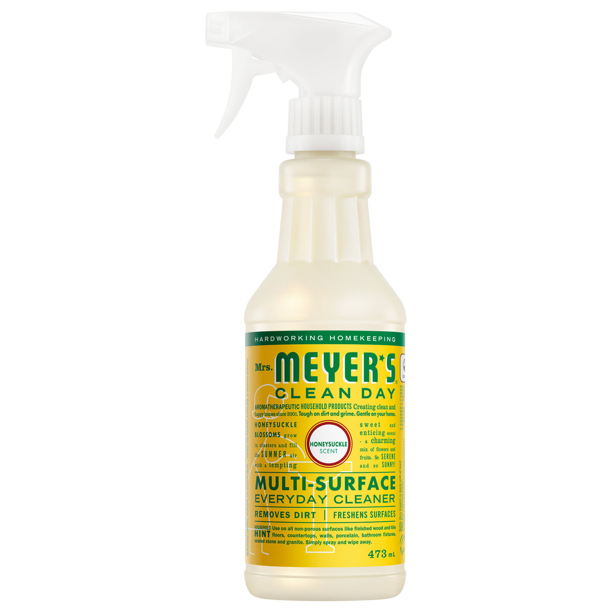 Mrs. Meyer's Clean Day - MultiSurface Cleaner - Honeysuckle - 473ml