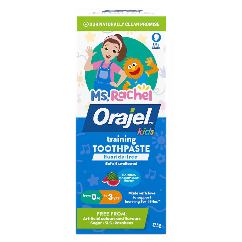 TOOTHPASTE ORAJEL TRAINING FLOUR-FREE COCOMEL42.5G TOOTHPASTE