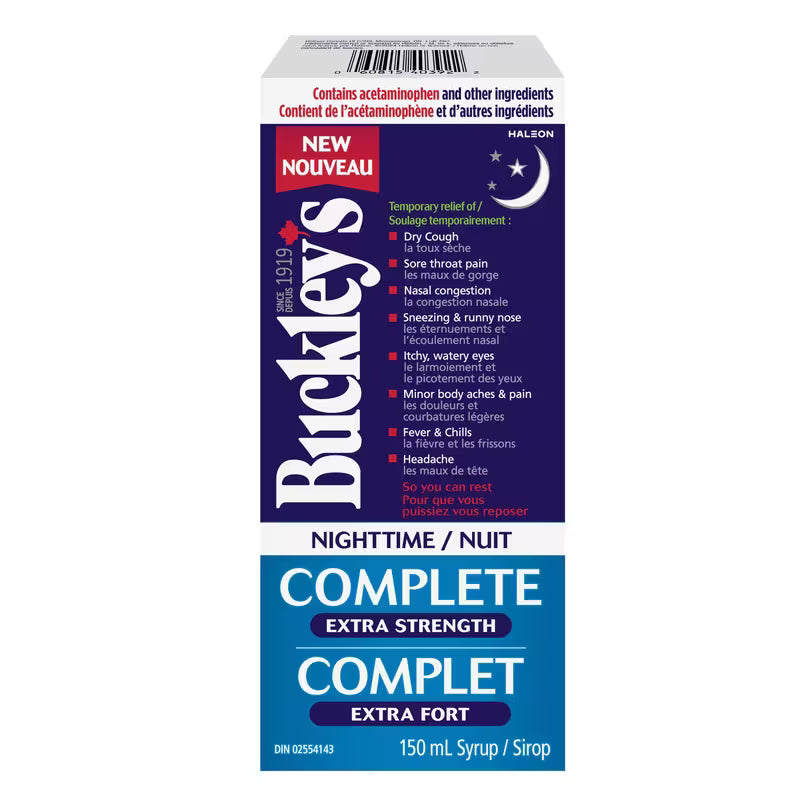 BUCKLEY'S SYR NIGHTTIME COMPLETE XST 150ML LIQUID