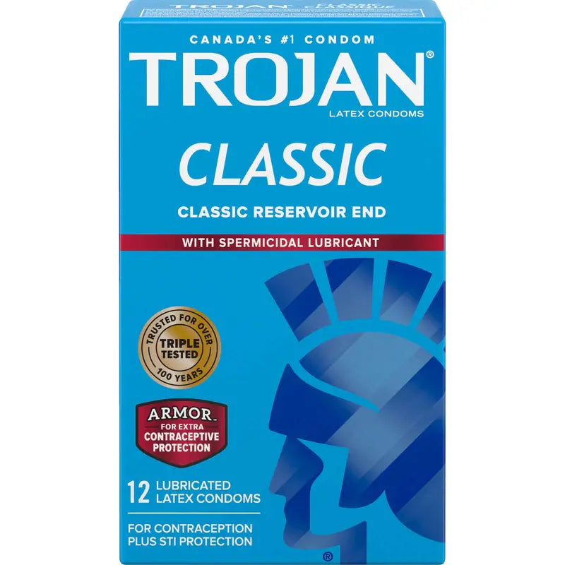 TROJAN SPERMICIDAL CONDOM 12