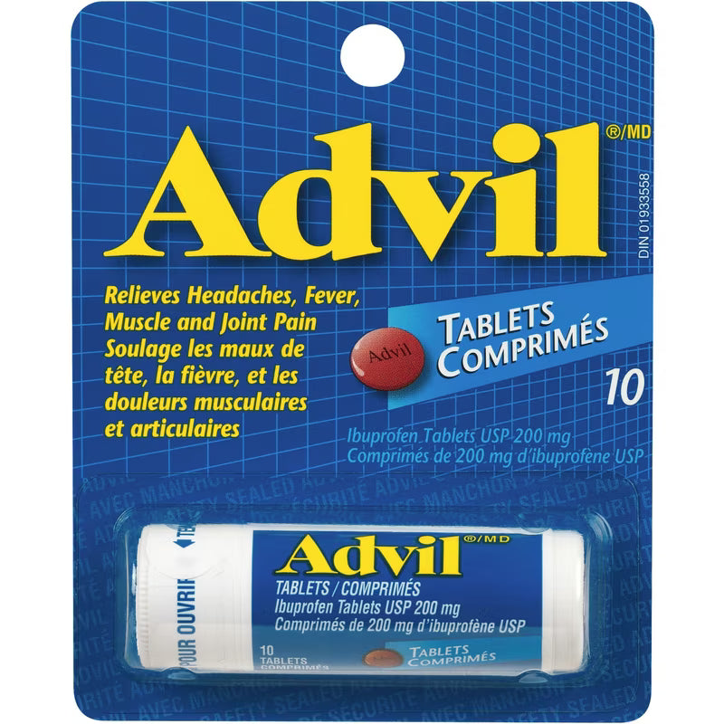 ADVIL TB 200MG POCKET PK 10 TABLET pack of 12