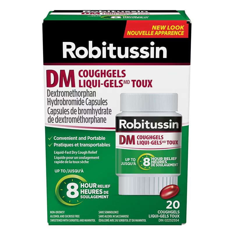 ROBITUSSIN DM LIQUI-GELS COUGH 20 CAPSULE