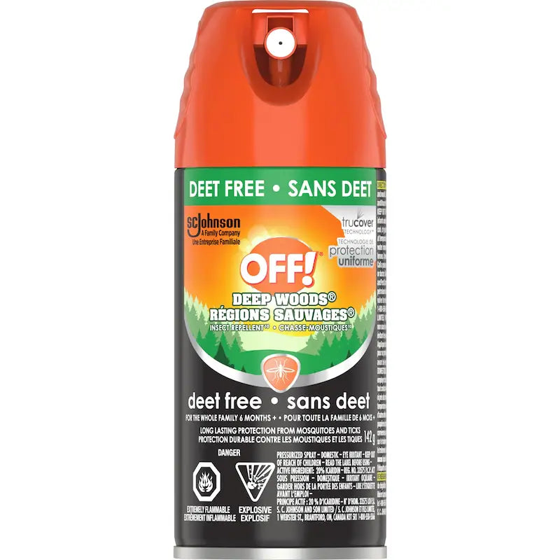 OFF DEEP WOODS INSECT REPELLENT DEET FR TICKS 142G AEROSOL pack of 12