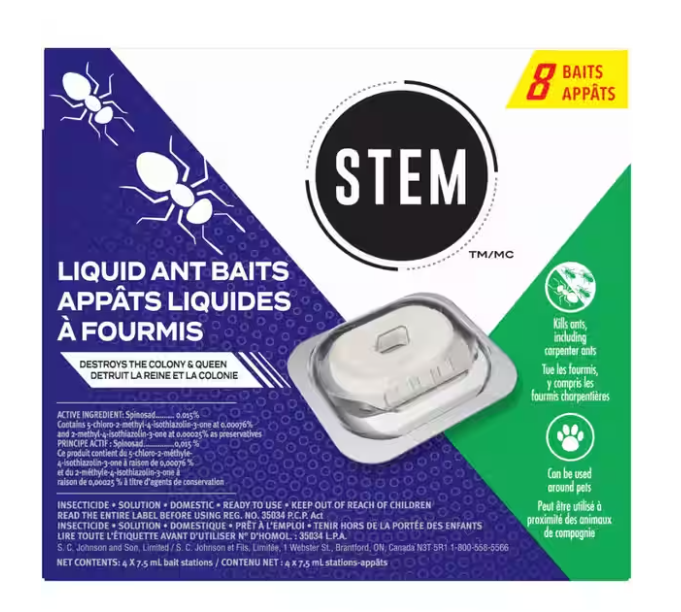 STEM LIQUID ANT BAITS 8 pack of 12