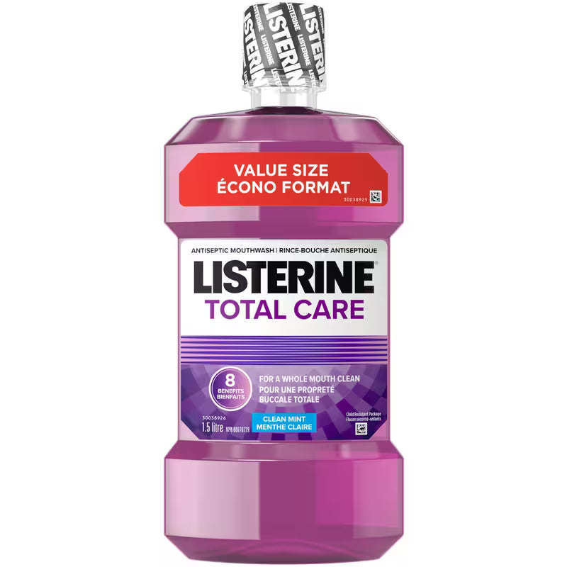 LISTERINE TOTAL CARE CLEAN MINT 1.5L MOUTHWASH