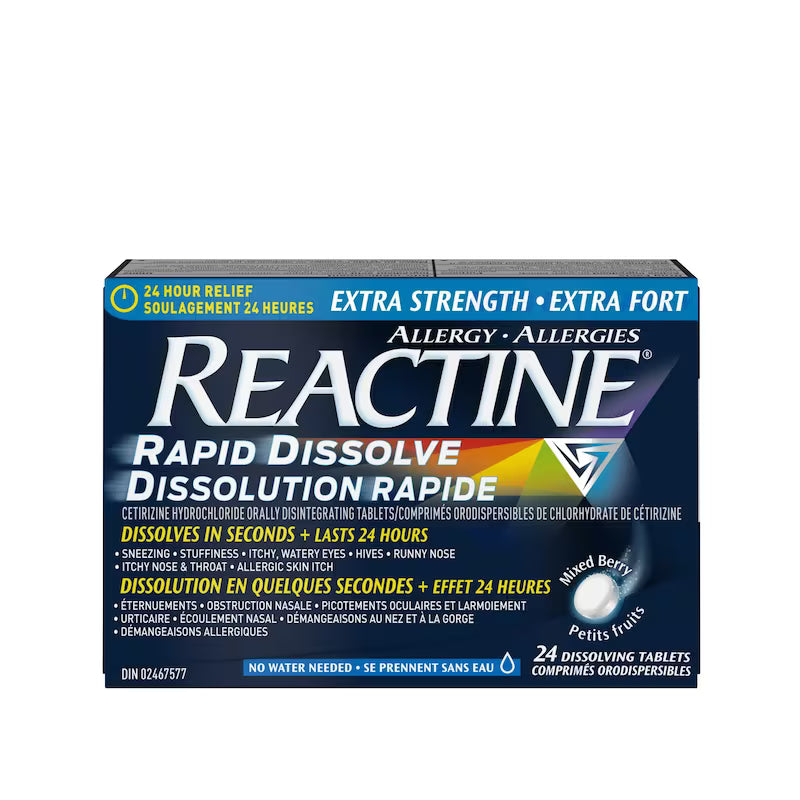 REACTINE XST RPID DISSLVE 24 TABLET