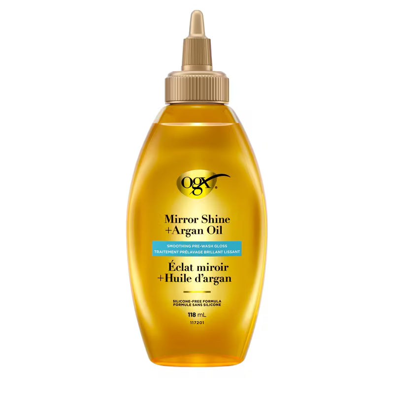 OGX ARGAN OIL MIRROR SHINE PRE WASH 118ML