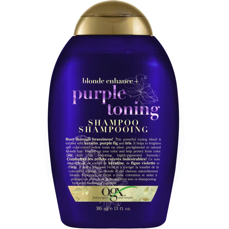OGX PURPLE TONING BLONDE ENHANCE+ SHP 385ML