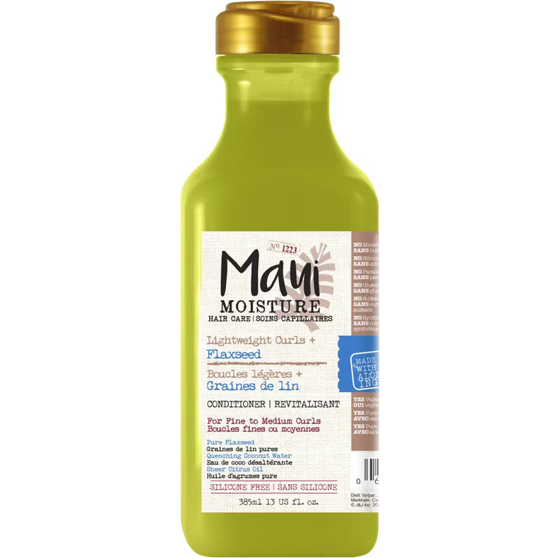 MAUI MOISTURE FINE CURLS CND FLAXSEED 385ML