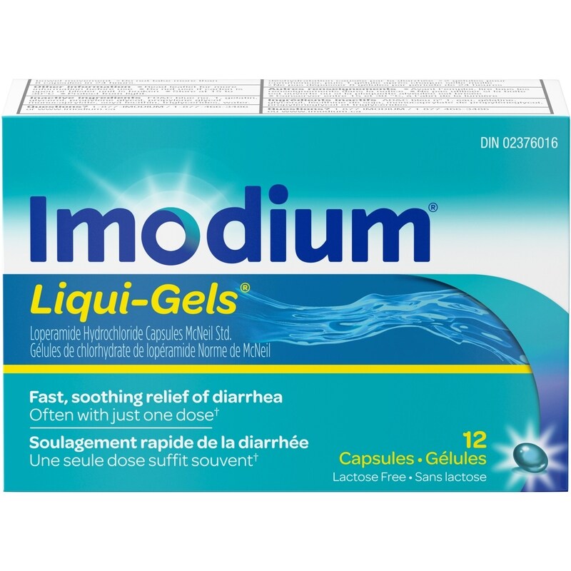 IMODIUM LIQUI-GELS CPLT 2MG 12 CAPLET