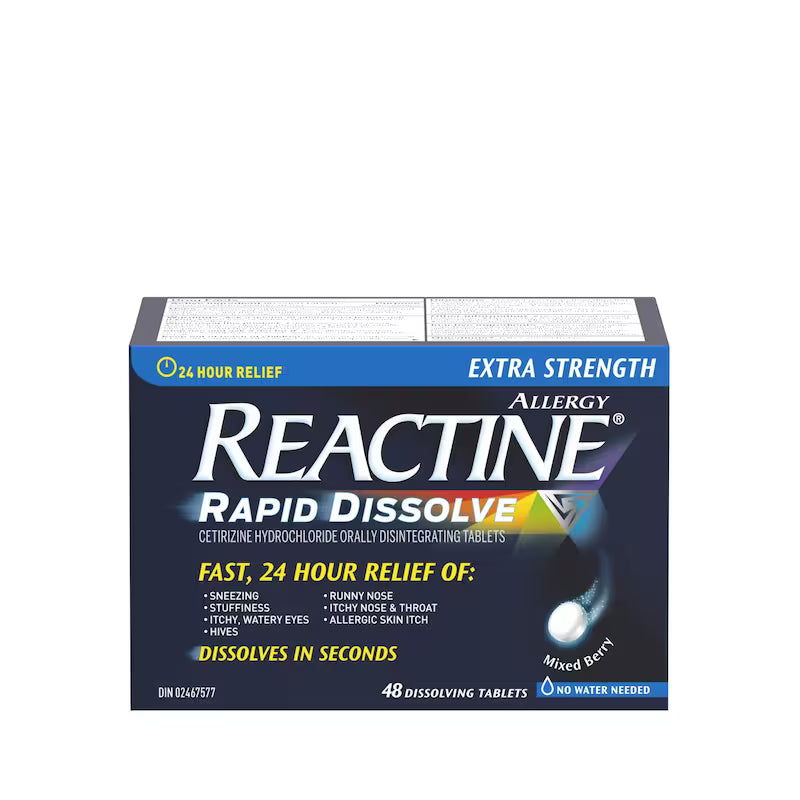 REACTINE ES RAPID DISSOLVE TB 10MG 48 TABLET