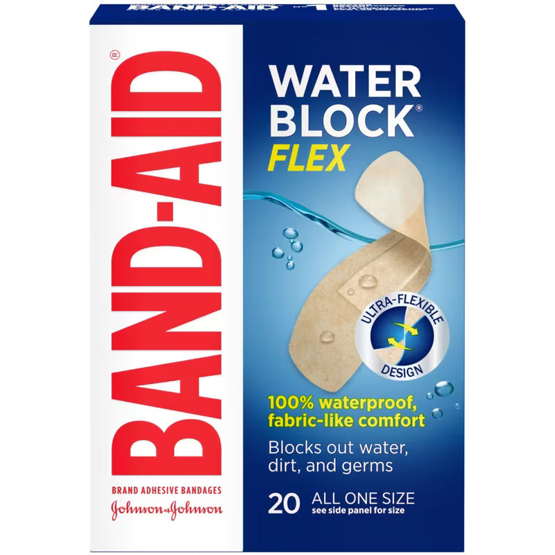 BAND-AID WATER BLOCK FLEX 20