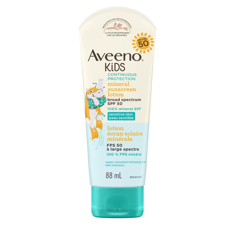 AVEENO KIDS LOT SUNSCREEN SPF50 88ML LOTION