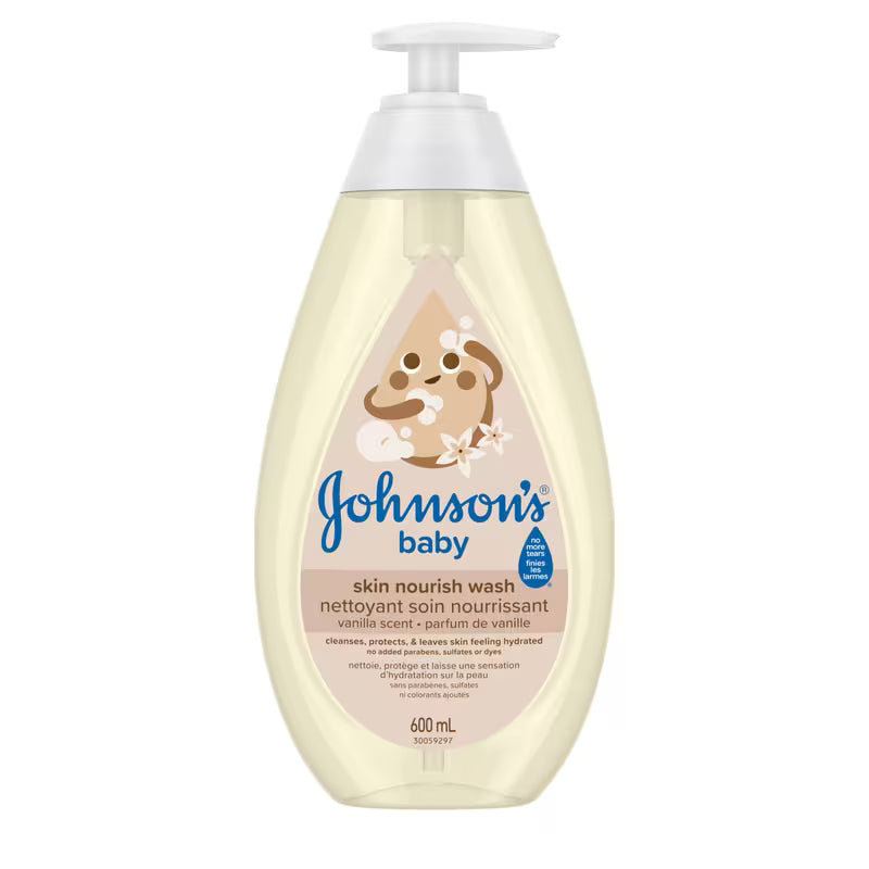 JOHNSON&JOHNSON BABY SKIN NOURISH VANILLA OAT600ML