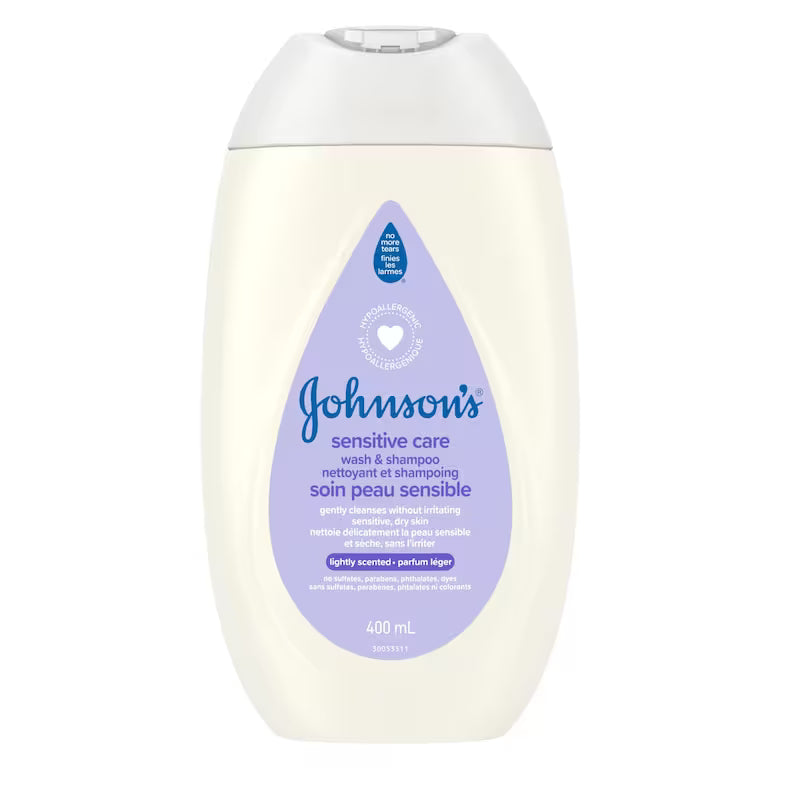 JJ BABY WASH SENSITIVE LIGHT SCENT 400ML
