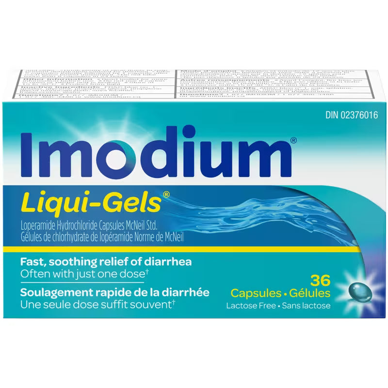 IMODIUM LIQUID GEL CAPS 36 CAPSULE