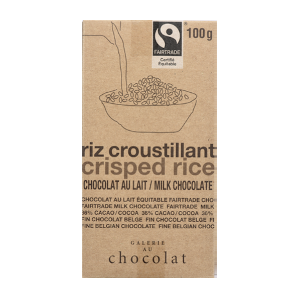 GALERIE - Crisp rice milk choco 100g