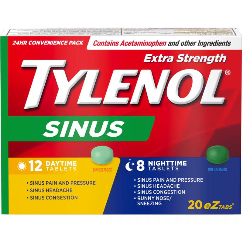 TYLENOL SINUS XST COMBO DAY/NIGHT 12+8 TABLET