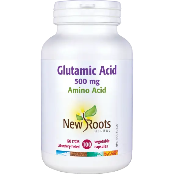 NEW ROOTS    Glutamic Acid    100 capsules